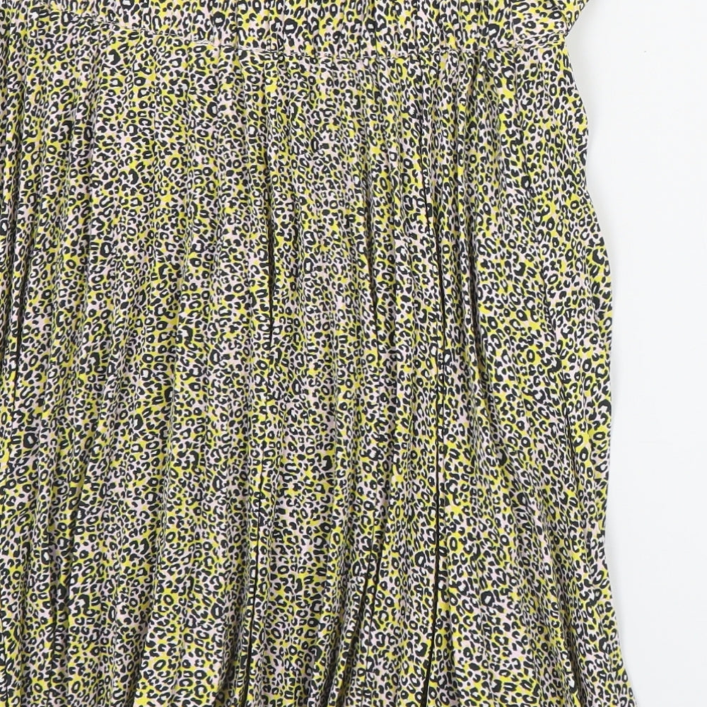 Womens UK Size 6 Topshop Pleated  Skirt