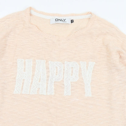 Womens UK Size M Only Pink Pullover Jumper