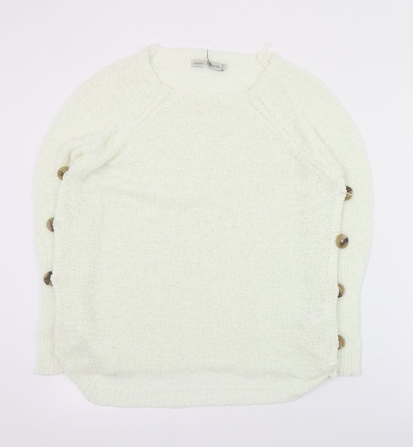 Womens UK Size 8 Charter Club Ivory Pullover Jumper