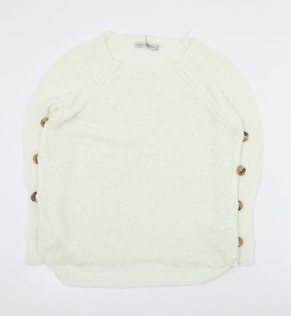 Womens UK Size 8 Charter Club Ivory Pullover Jumper