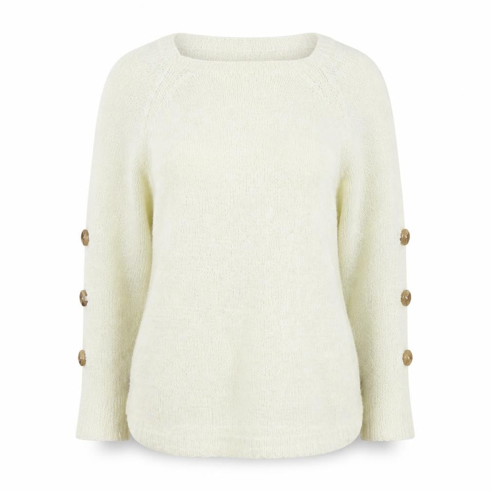 Womens UK Size 8 Charter Club Ivory Pullover Jumper