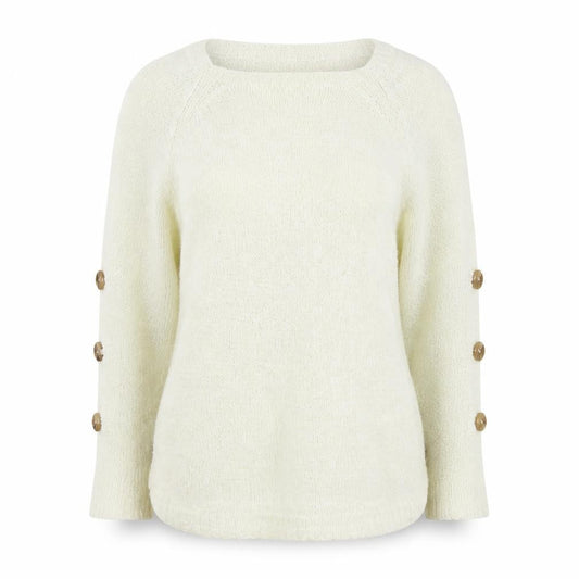 Womens UK Size 8 Charter Club Ivory Pullover Jumper