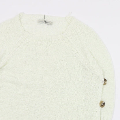 Womens UK Size 8 Charter Club Ivory Pullover Jumper