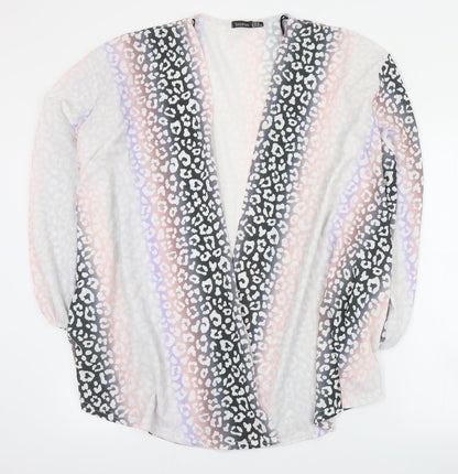 Womens UK Size 16 Boohoo Multicoloured Jacket