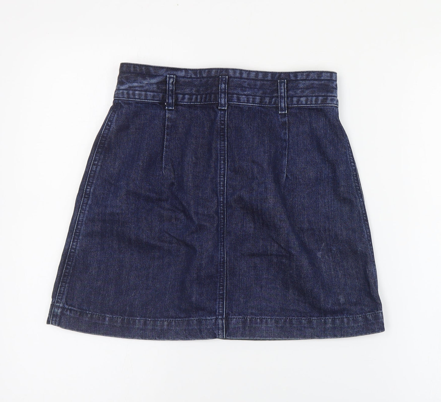 Womens UK Size 26 in Topshop A-Line Denim Skirt