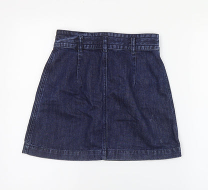 Womens UK Size 26 in Topshop A-Line Denim Skirt