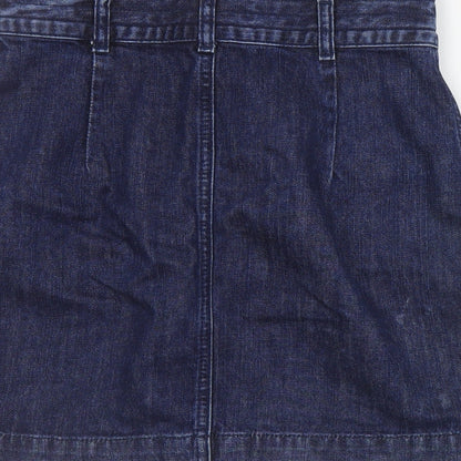 Womens UK Size 26 in Topshop A-Line Denim Skirt