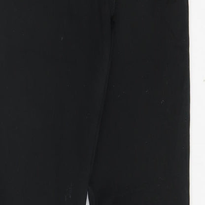 New Look Womens Black  Cotton Skinny Jeans Size 8 L28 in Slim Zip