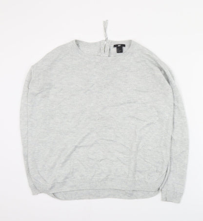 Womens UK Size S H&M Grey Pullover Jumper