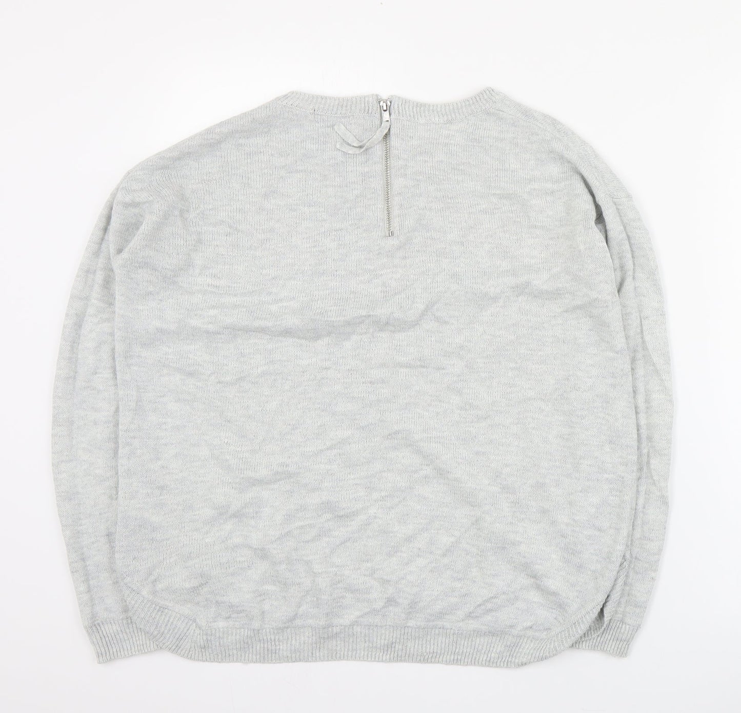 Womens UK Size S H&M Grey Pullover Jumper