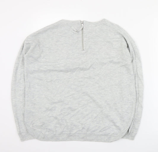 Womens UK Size S H&M Grey Pullover Jumper