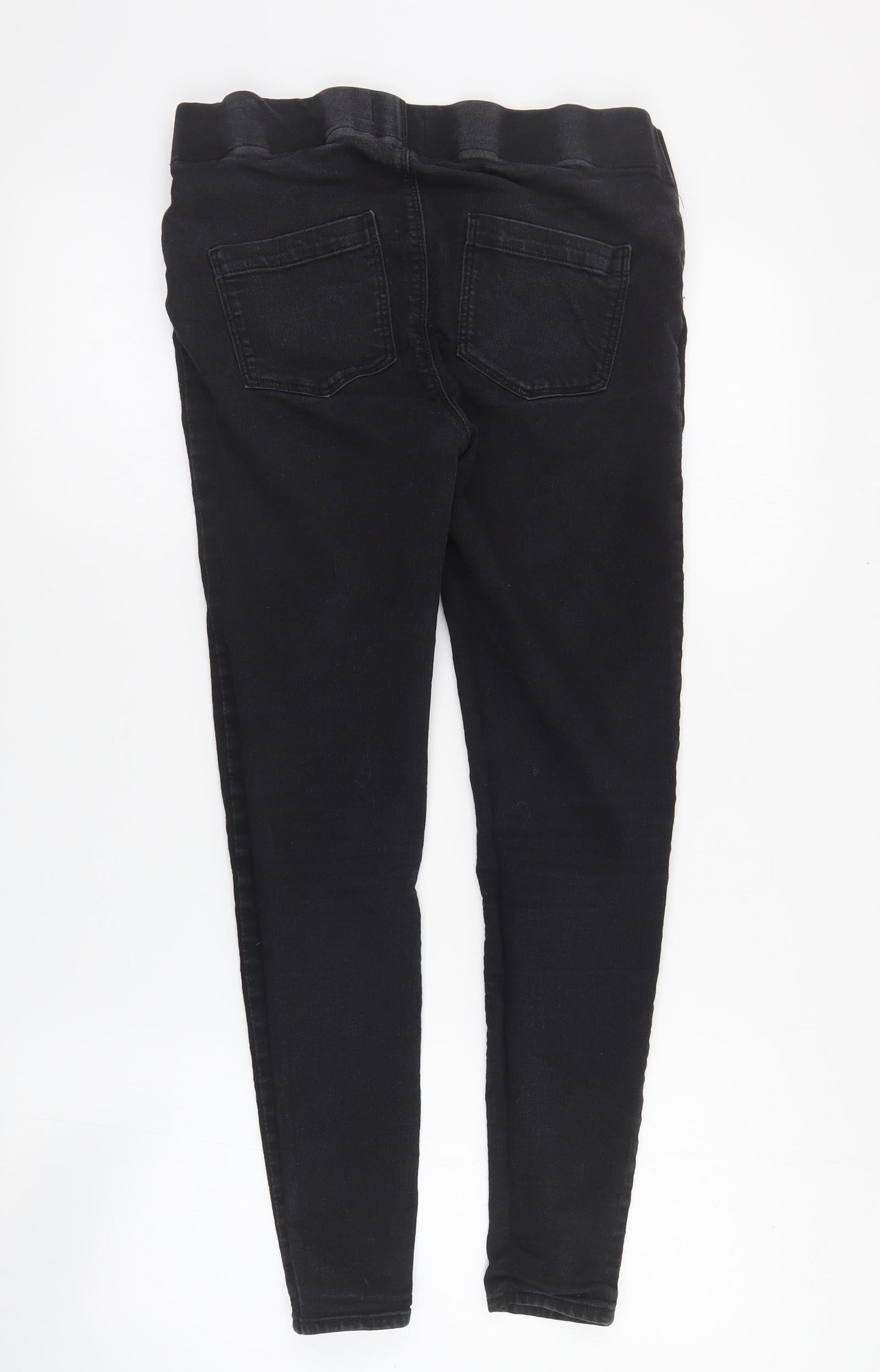 Womens UK Size 8 Papaya Regular Fit Jegging Black Jeans