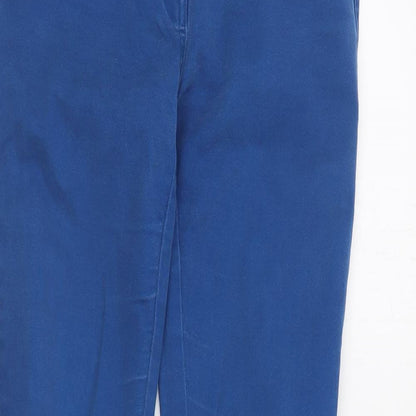 River Island Womens Blue  Cotton Skinny Jeans Size 8 L29 in Regular Zip