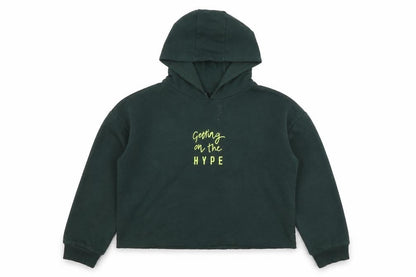 George Girls Green  Cotton Pullover Hoodie Size 10-11 Years  Pullover