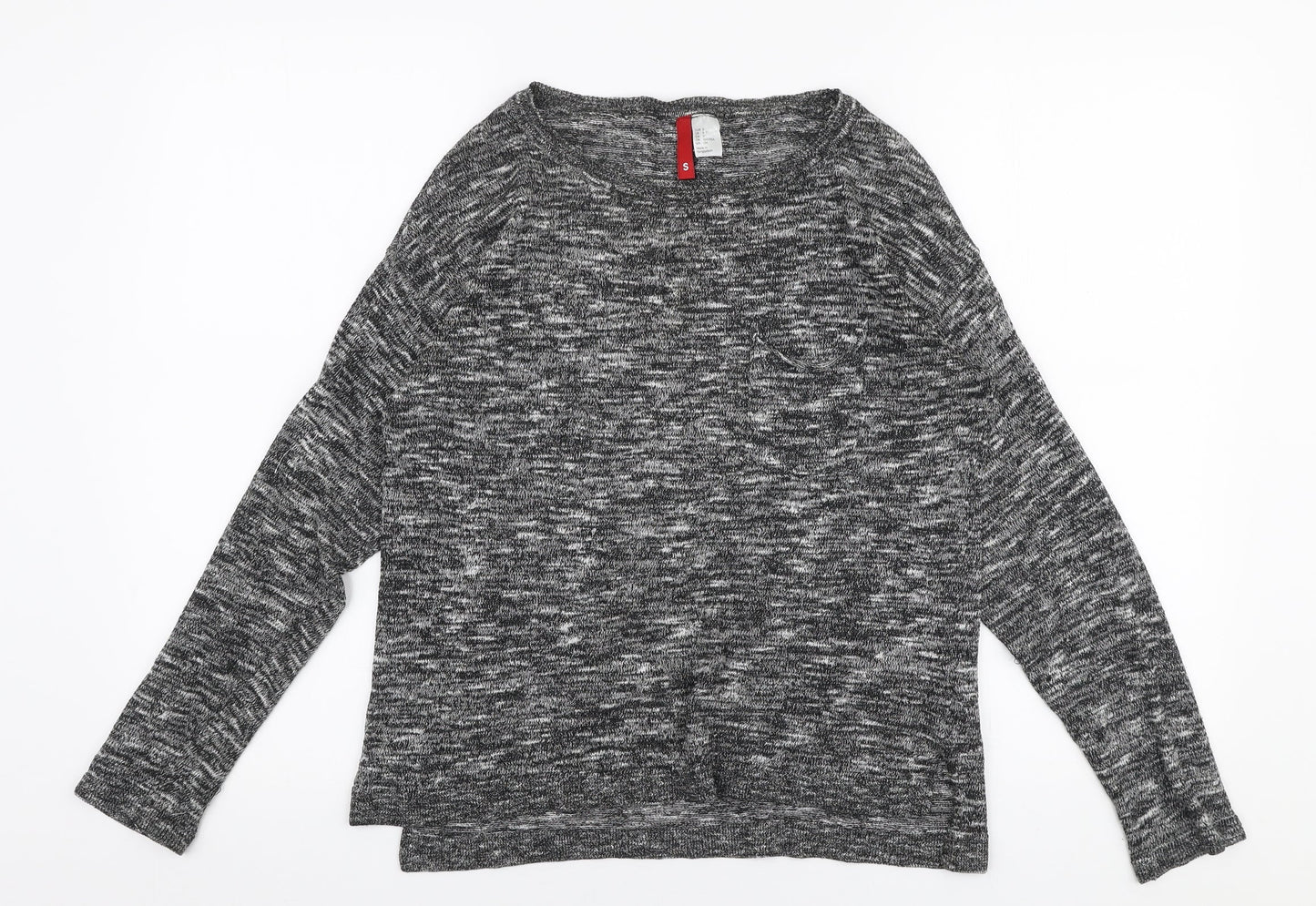 Womens UK Size S H&M Grey Pullover Jumper