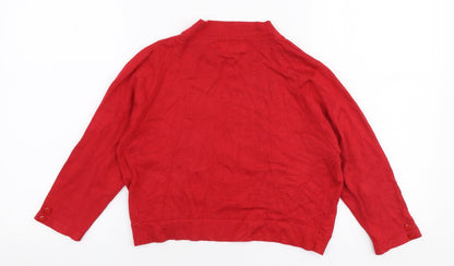 Womens UK Size M Gerard Red Cardigan Jumper