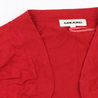 Womens UK Size M Gerard Red Cardigan Jumper