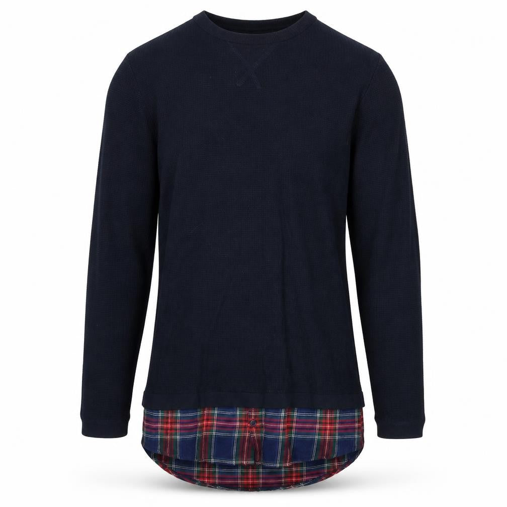 Mens UK Size S River Island Blue Pullover Jumper