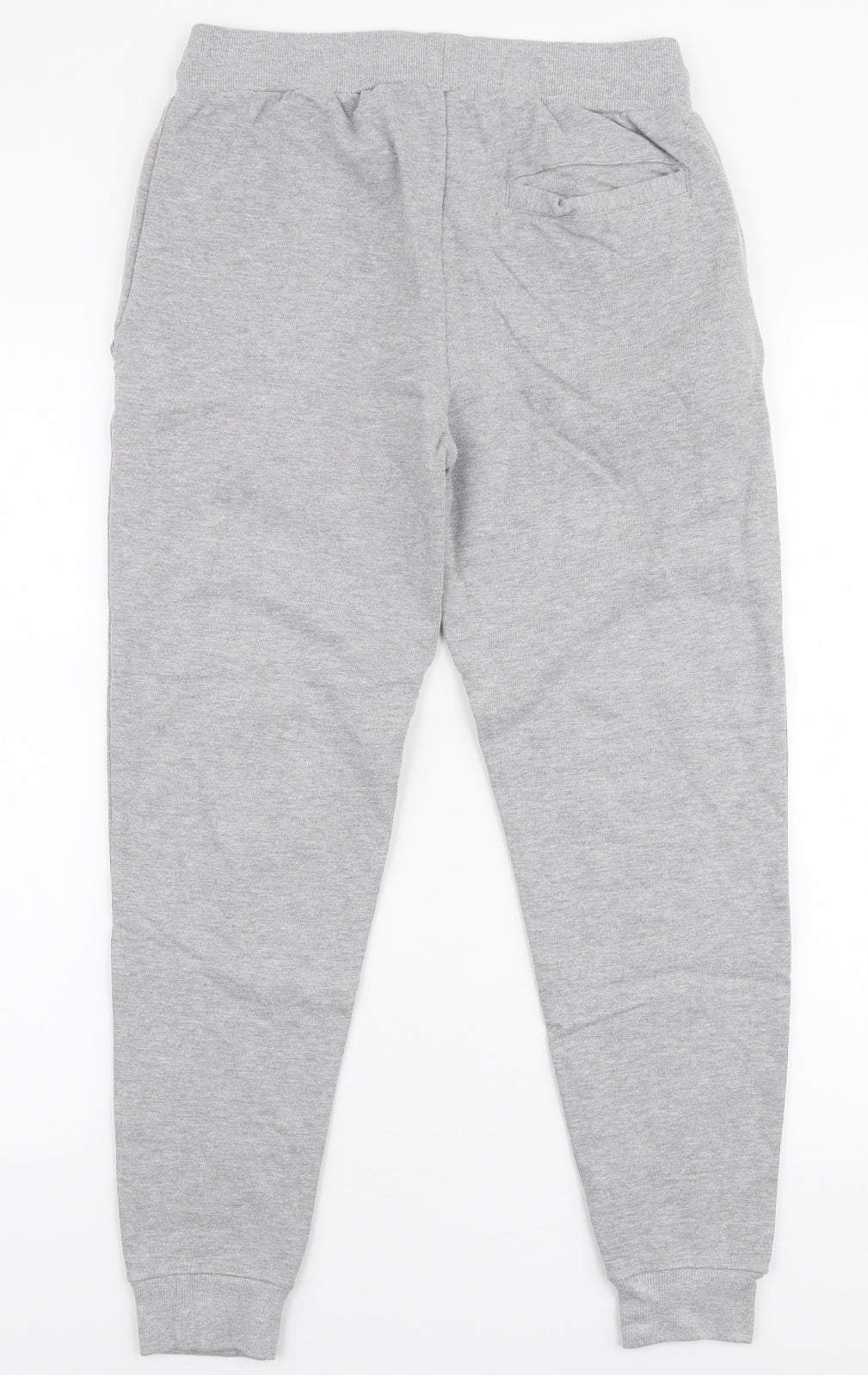 Good For Nothing Womens Grey  Cotton Jogger Trousers Size S L25 in Slim Drawstring