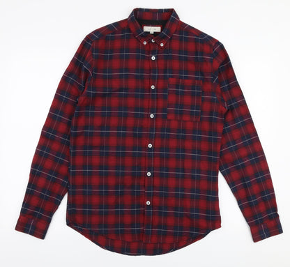 Mens UK Size S River Island Multicoloured  Button-Up Long Sleeve Casual Shirt