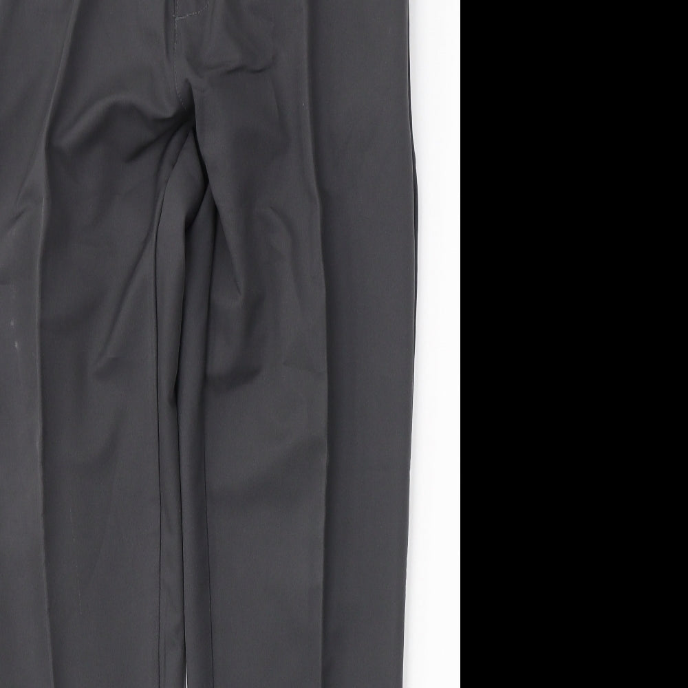 Slazenger Mens Grey  Polyester Trousers  Size 32 L29 in Slim Button