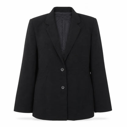 Classics moder Womens Black  Polyester Jacket Suit Jacket Size 10
