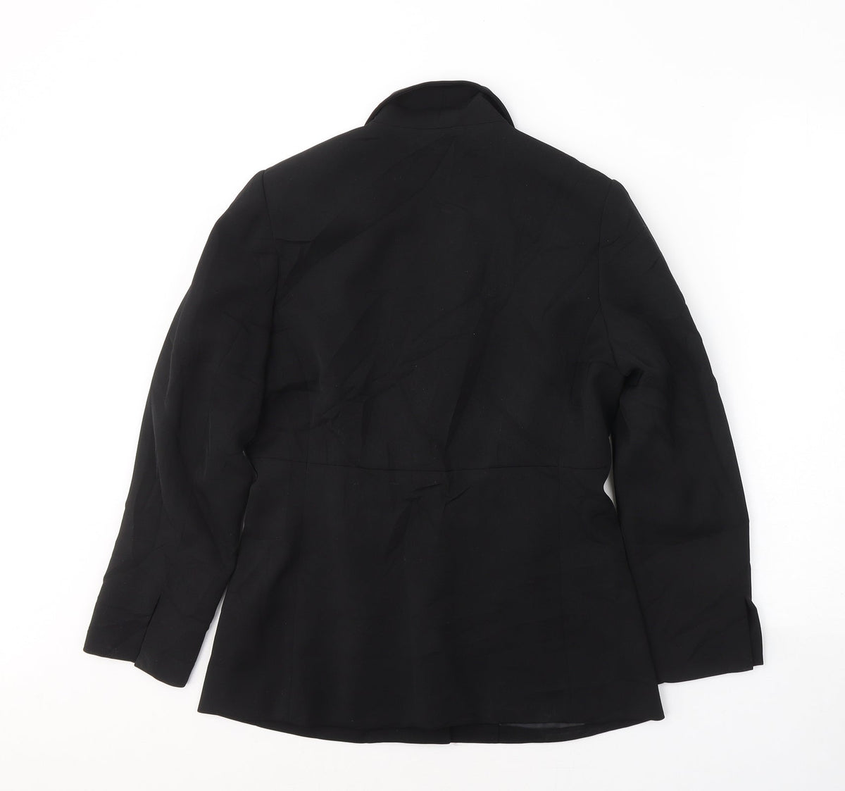Classics moder Womens Black  Polyester Jacket Suit Jacket Size 10