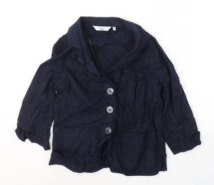Womens UK Size 12 EWM Blue Jacket