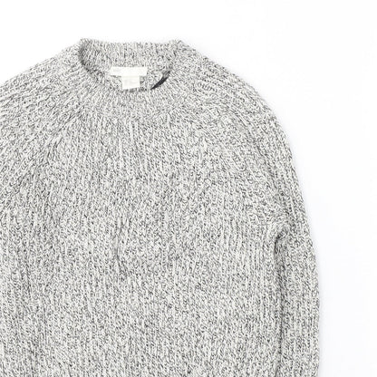 Womens UK Size XS H&M Grey Pullover Jumper