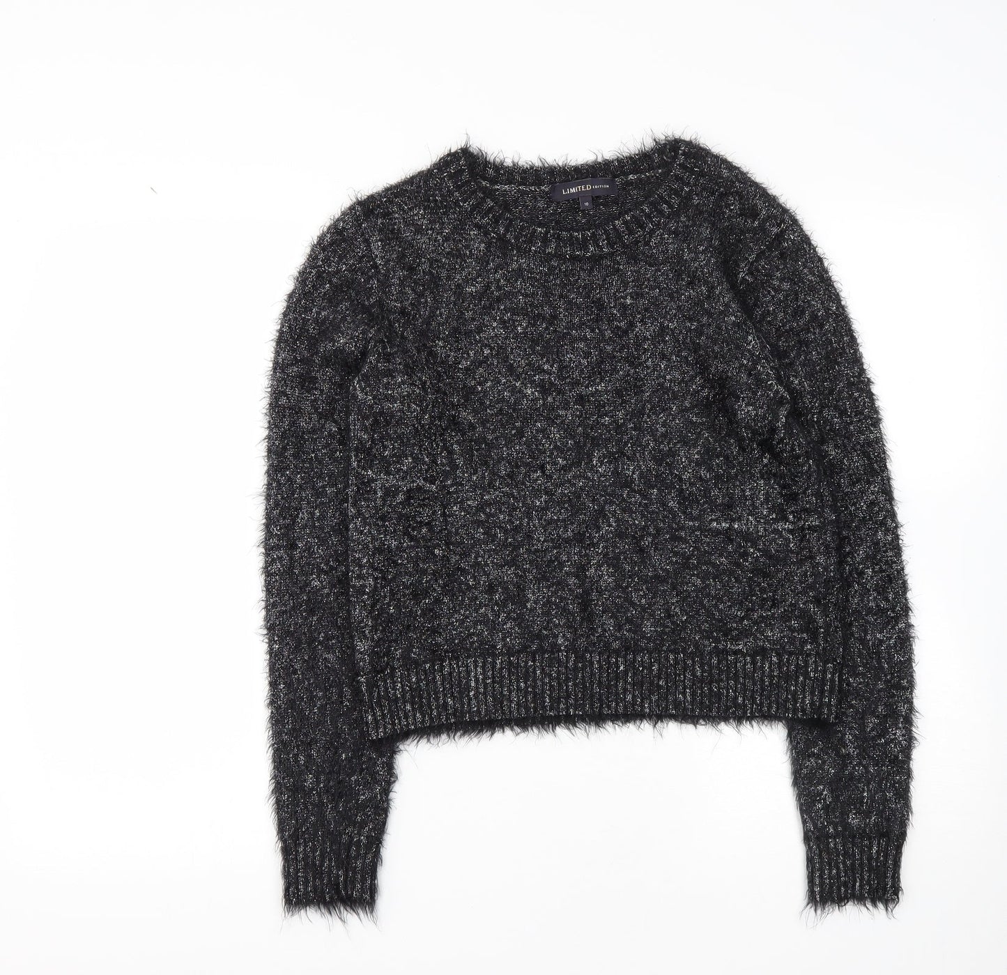 Womens UK Size 10 Marks and Spencer Black Pullover Jumper