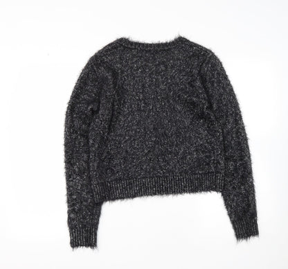 Womens UK Size 10 Marks and Spencer Black Pullover Jumper
