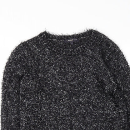Womens UK Size 10 Marks and Spencer Black Pullover Jumper