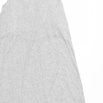 H&M Womens Grey  Viscose Basic Tank Size S V-Neck