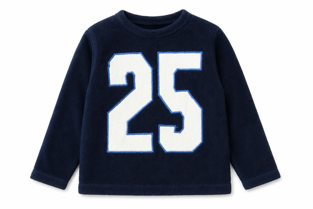LANDSEND Boys Blue  Polyester Pullover Sweatshirt Size 4 Years   - 25