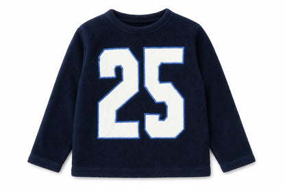 LANDSEND Boys Blue  Polyester Pullover Sweatshirt Size 4 Years   - 25