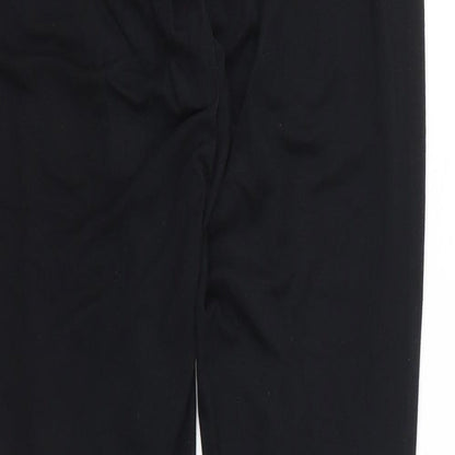 Brave Soul Womens Black  Polyester Cropped Leggings Size S L27 in