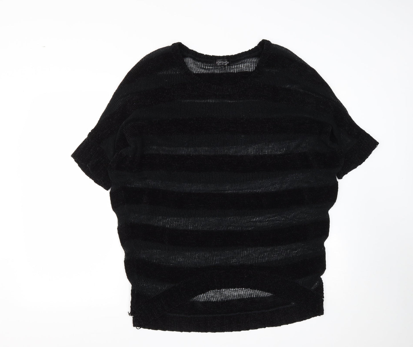 Womens UK Size 8 Topshop Black Pullover Jumper