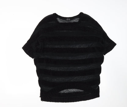 Womens UK Size 8 Topshop Black Pullover Jumper