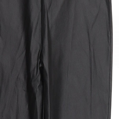 Matalan Womens Black  Viscose Trousers  Size 12 L29 in Regular
