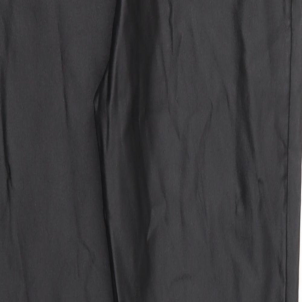 Matalan Womens Black  Viscose Trousers  Size 12 L29 in Regular