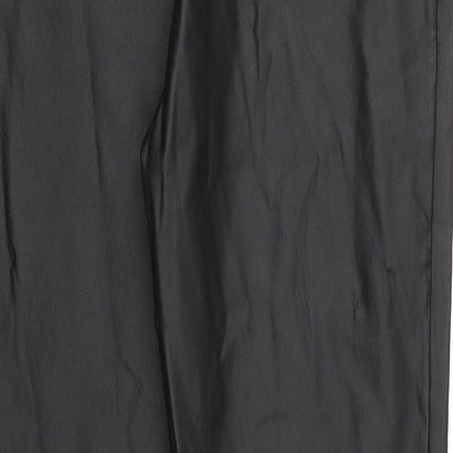 Matalan Womens Black  Viscose Trousers  Size 12 L29 in Regular