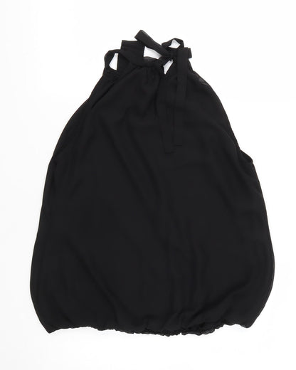 Womens UK Size 12 Dunnes Stores Black Basic Blouse