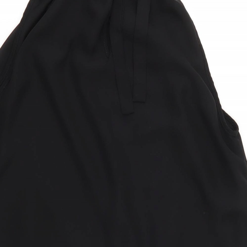 Womens UK Size 12 Dunnes Stores Black Basic Blouse