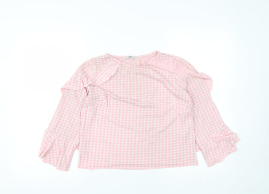 Womens UK Size M Only Pink Basic Blouse
