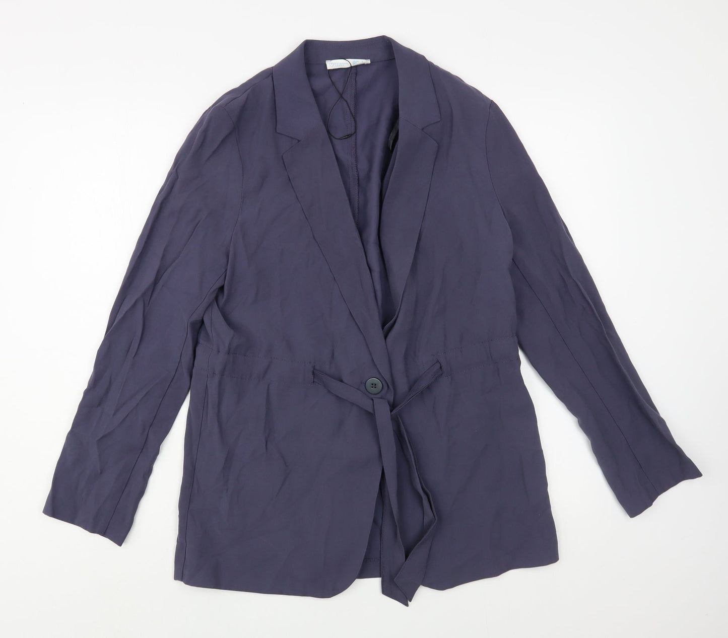 Primark Womens Blue   Jacket Blazer Size 8  Button