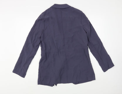 Primark Womens Blue   Jacket Blazer Size 8  Button