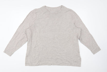 Womens UK Size L Bonmarché Beige Pullover Jumper
