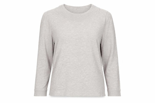 Bonmarché Womens Beige Round Neck Viscose Pullover Jumper Size L