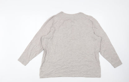 Womens UK Size L Bonmarché Beige Pullover Jumper