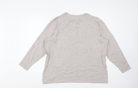 Womens UK Size L Bonmarché Beige Pullover Jumper